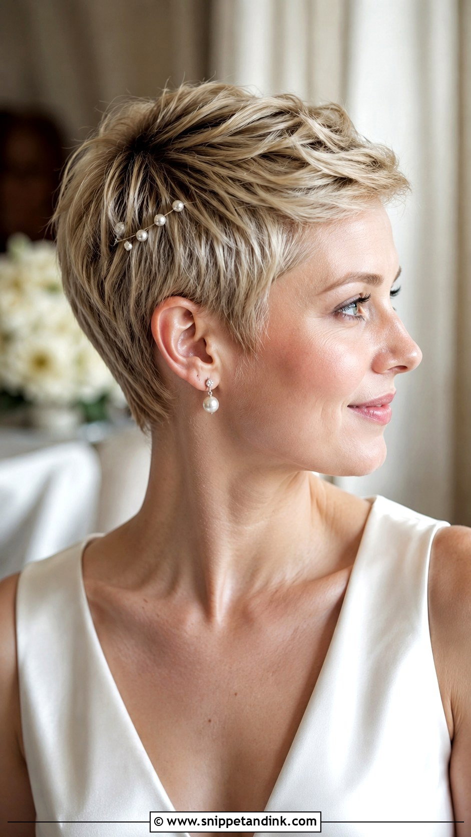 Pixie Cut Wedding Hair - Snippet and Ink - 15 Very Short Hair Wedding Styles