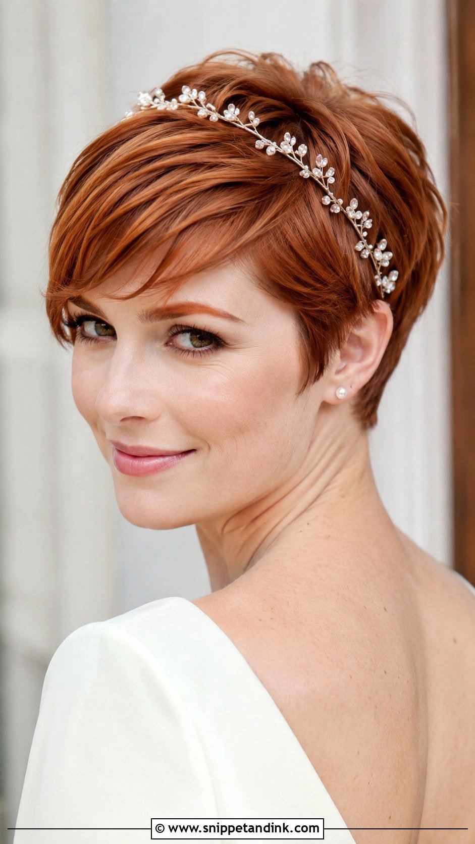 Pixie Cut Wedding Hair - Snippet and Ink - 20 Marriage Hair Styles