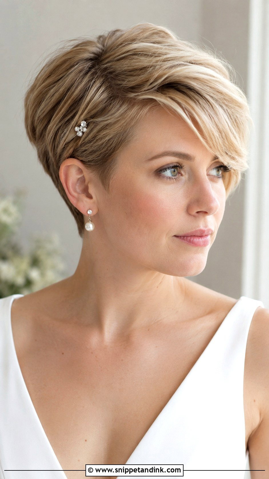 Pixie Cut Wedding Hair - Snippet and Ink - 15 Hairstyles for Short Length Hair Wedding