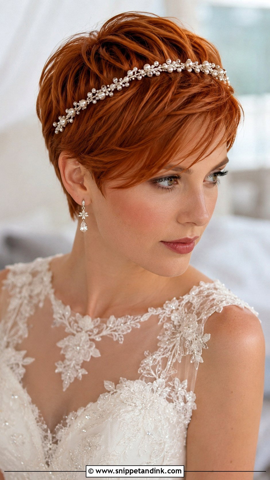 Pixie Cut Wedding Hairstyle - Snippet and Ink - 15 Latest Hairstyles for Wedding