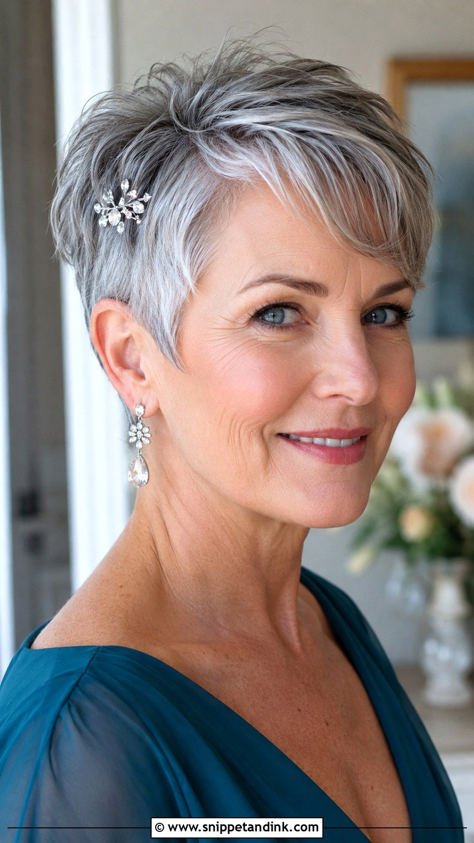 Pixie Cut With Soft Styling - Snippet and Ink - 25 Mom Wedding Hair Ideas