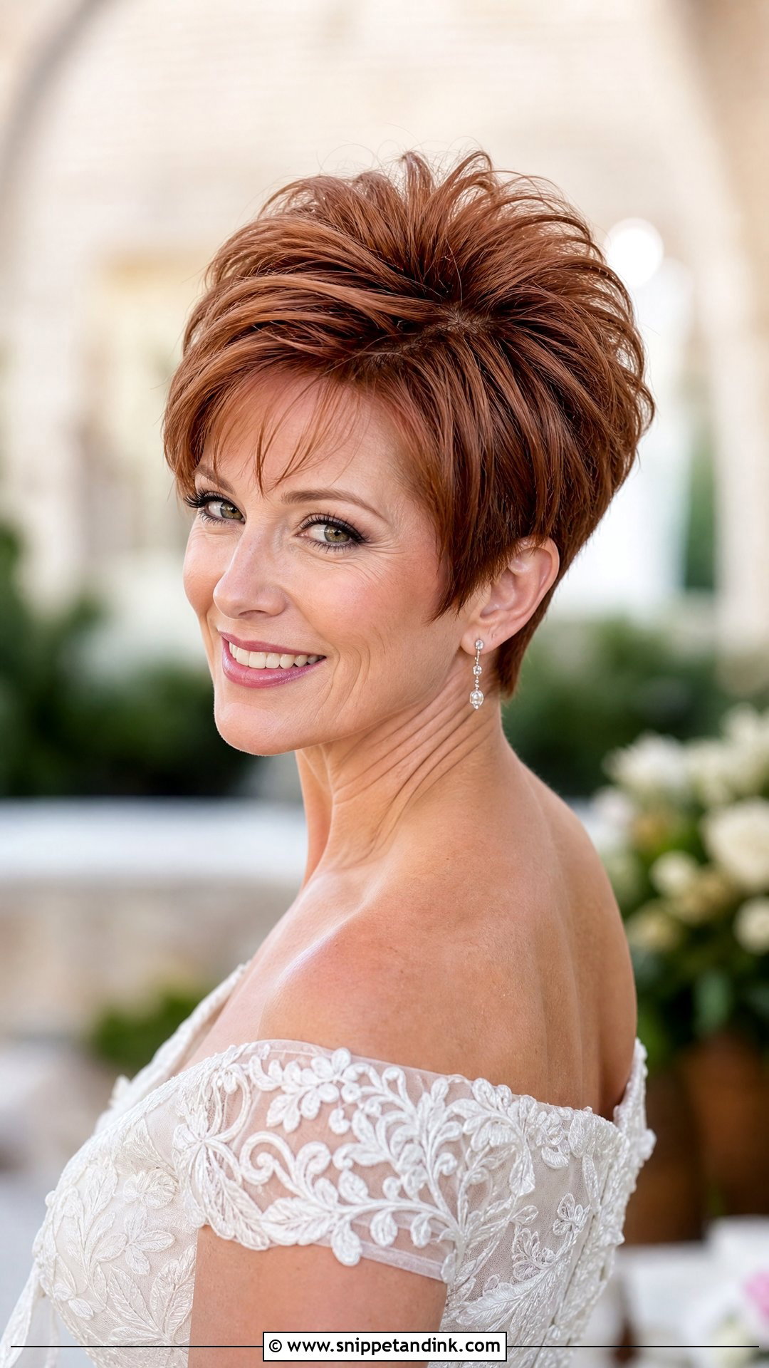 Pixie Cut With Volume At The Crown - Snippet and Ink - 20 Pixie Short Hair Wedding Styles
