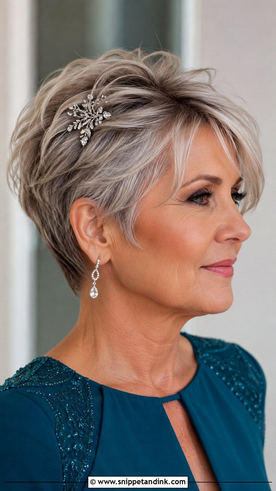 Pixie Cut for Mother of the Bride - Snippet and Ink - 25 Wedding Hair for Mother of the Bride Ideas