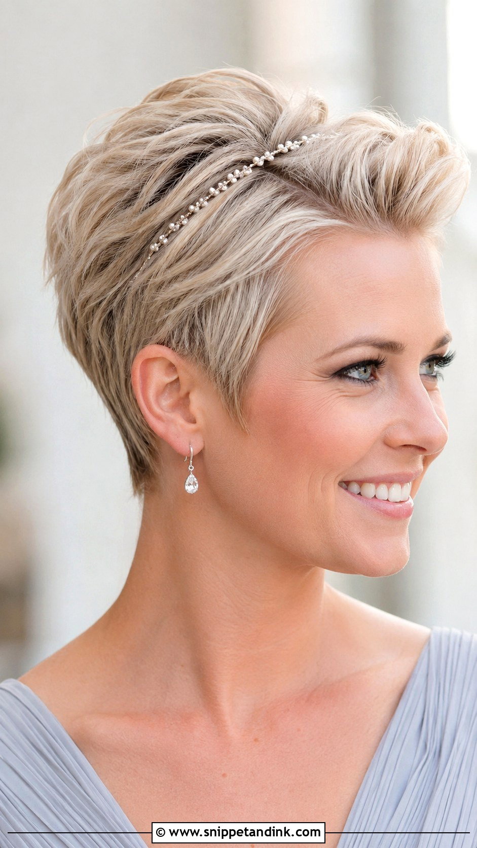 Pixie Updo For Bridesmaids - Snippet and Ink - 20 Bridesmaid Updo Short Hair Ideas