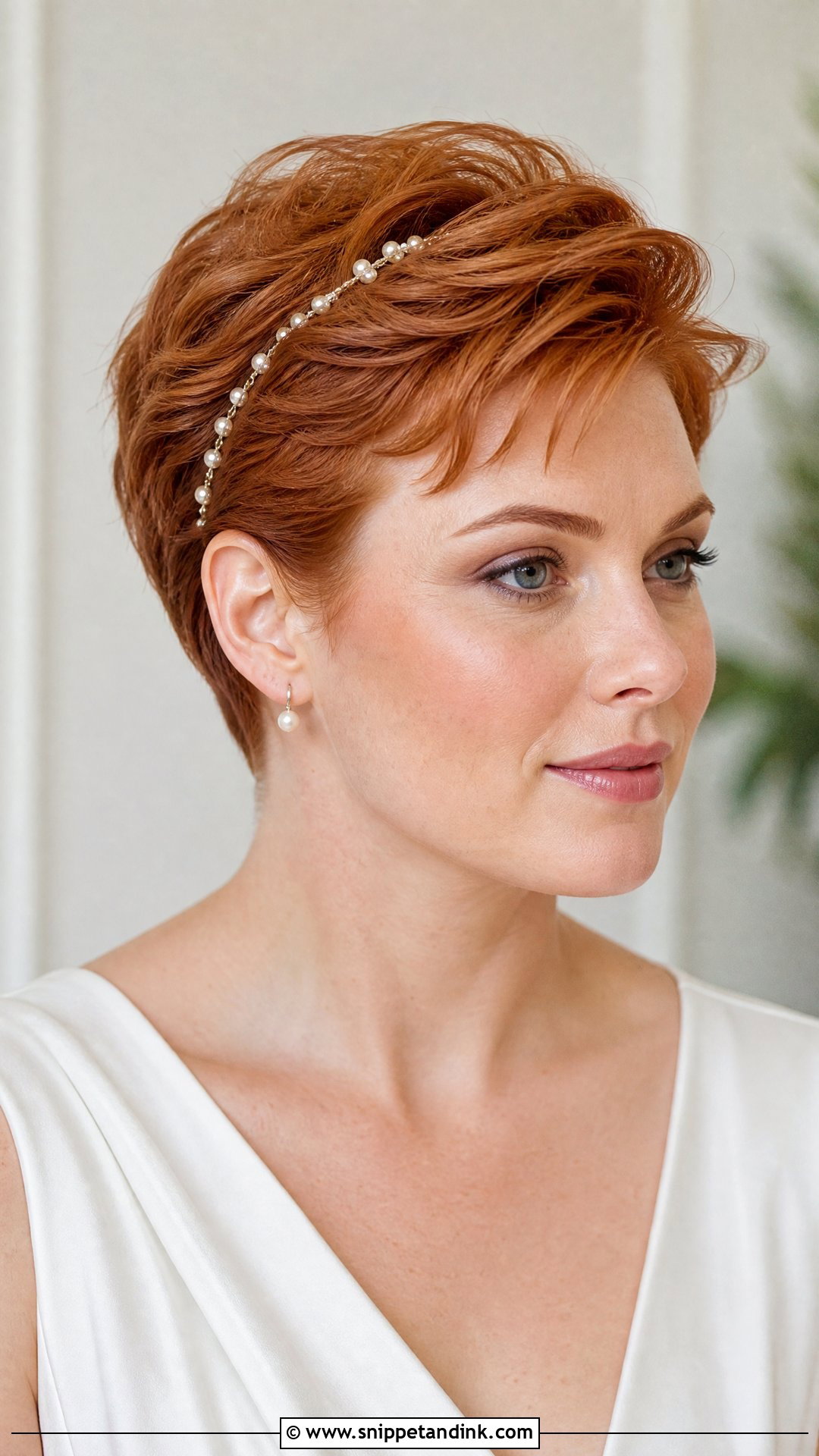 Pixie Updo For Short Hair Wedding - Snippet and Ink - 15 Easy Updos for Short Hair Wedding