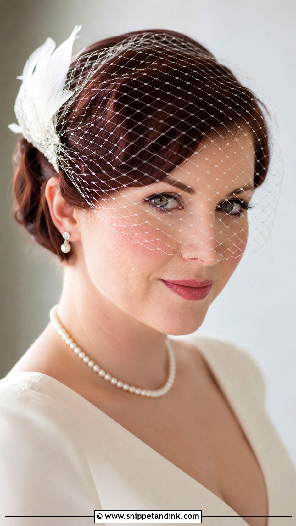 Pixie Wedding Hairstyle With Birdcage Veil - Snippet and Ink - 15 Wedding Hairstyles for Pixie Haircut