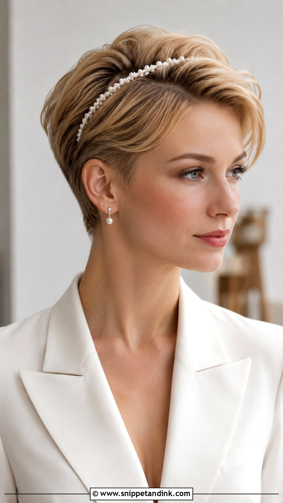 Pixie Wedding Updo For Short Hair - Snippet and Ink - 15 Simple Wedding Updos for Short Hair