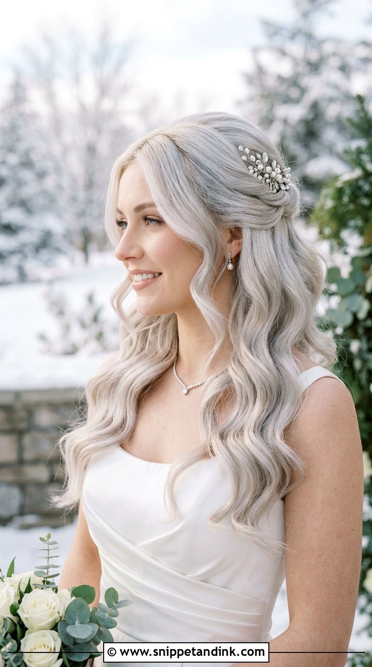 Platinum Blonde Bridal Hair Color - Snippet and Ink - 20 Bridal Hair Color Ideas