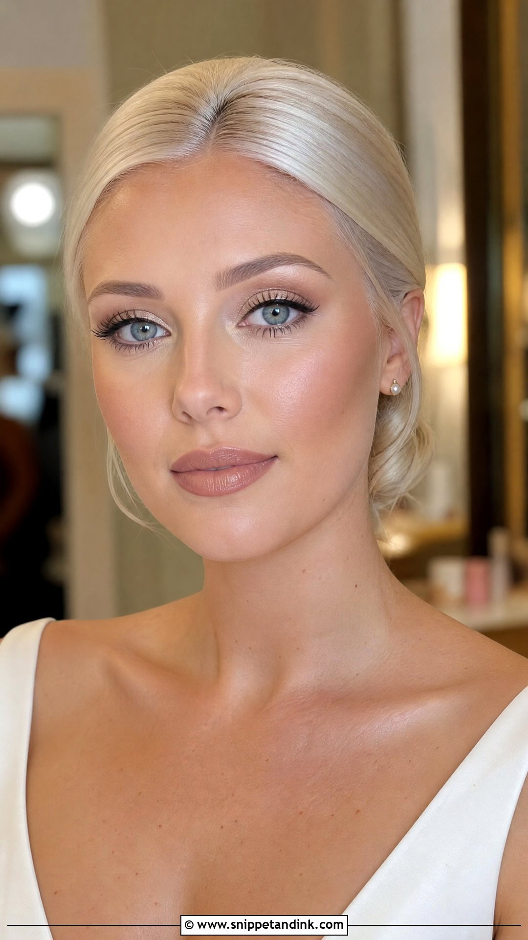 Platinum Blonde Bridal Makeup - Snippet and Ink - 30 Bridal Makeup for Blondes