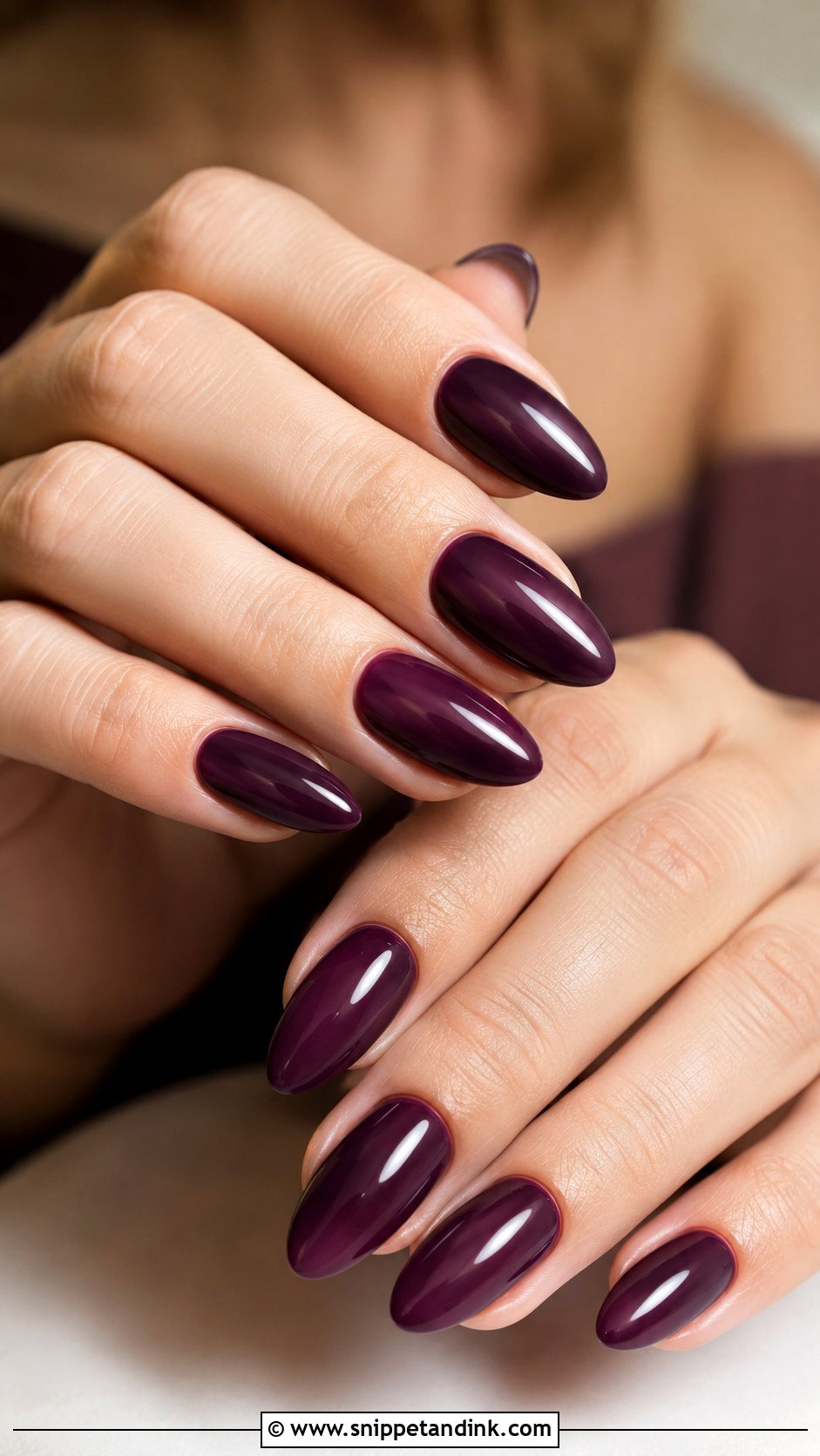 Plum Autumn Wedding Nails - Snippet and Ink - 20 Autumn Wedding Nails
