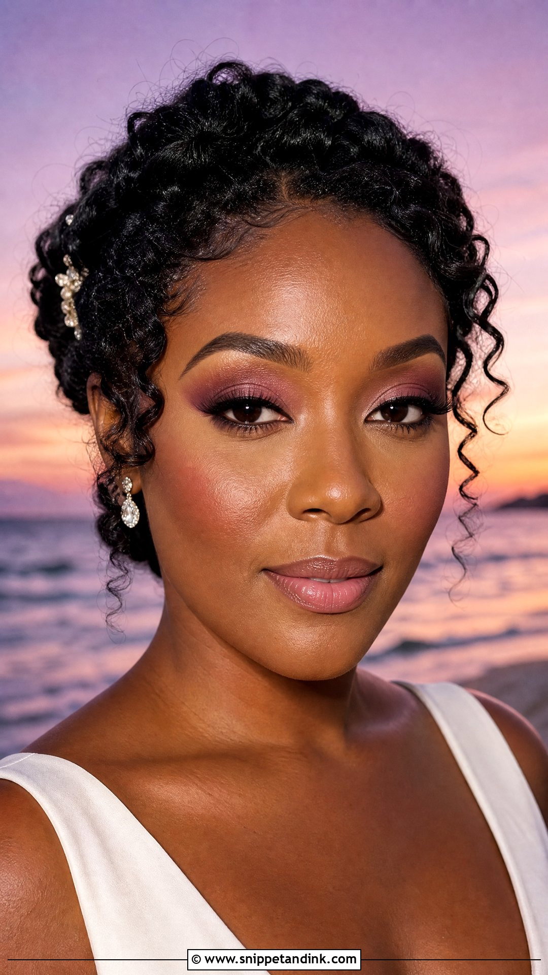 Plum Beach Wedding Makeup For Brown Eyes - Snippet and Ink - 20 Beach Wedding Makeup for Brown Eyes