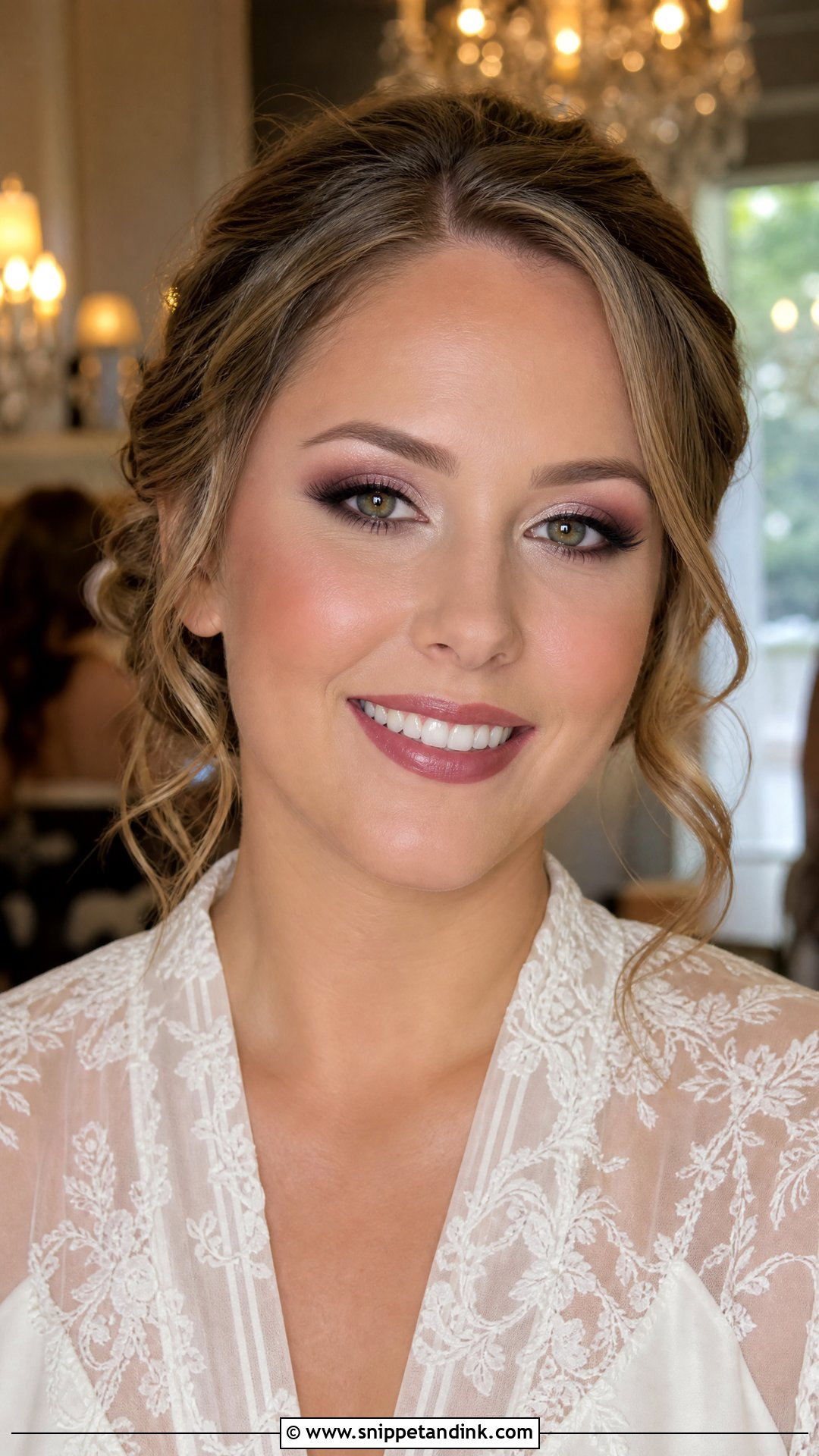 Plum Bridal Eye Makeup - Snippet and Ink - 30 Bridal Eye Makeup Ideas