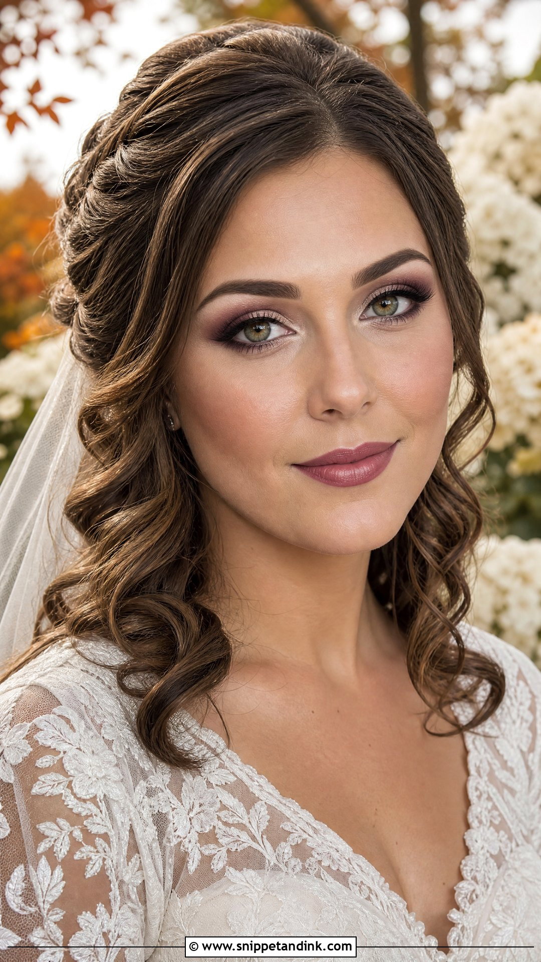 Plum Bridal Makeup - Snippet and Ink - 20 Purple Wedding Makeup Ideas