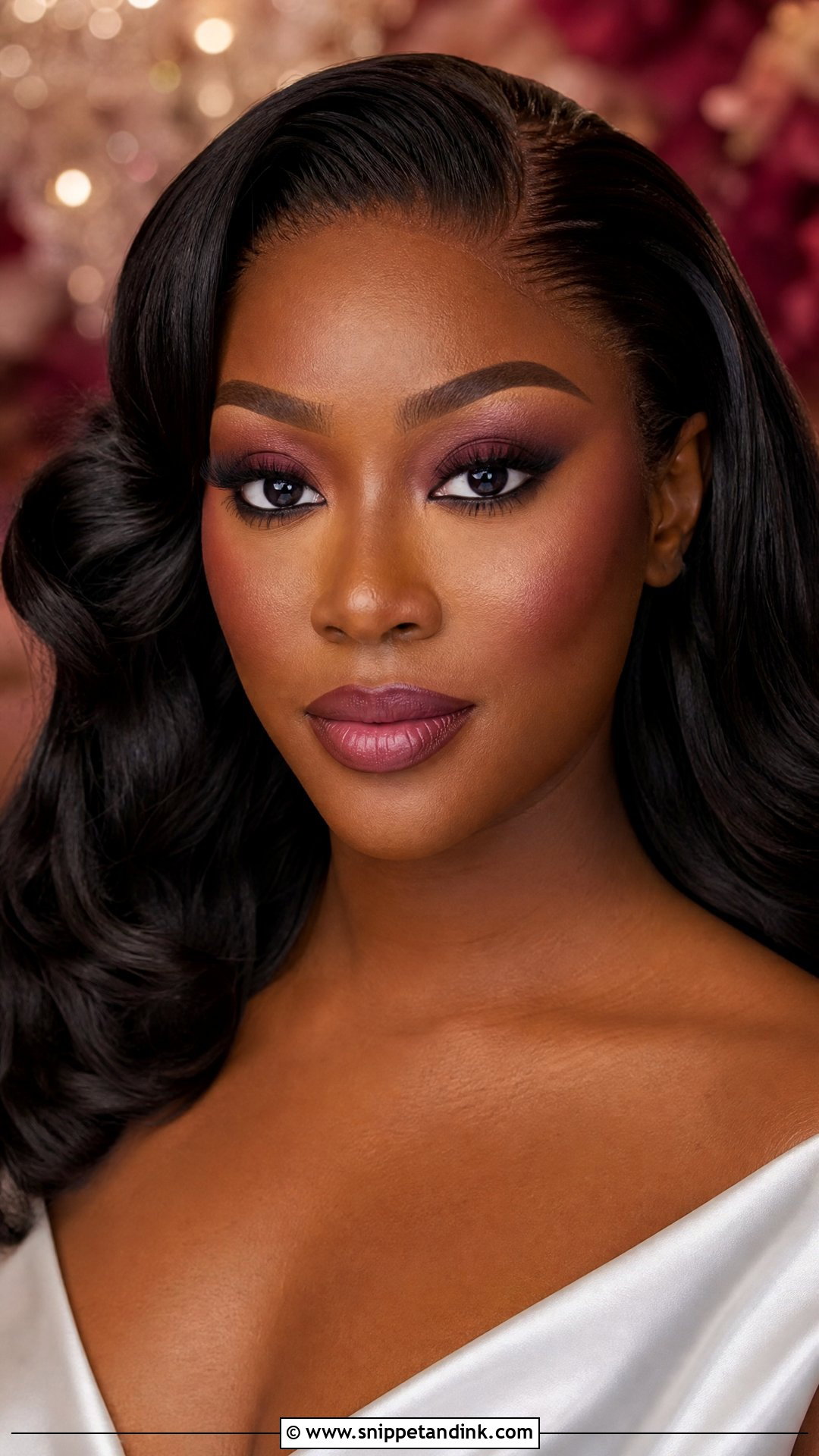 Plum Bridal Makeup - Snippet and Ink - 20 Wedding Makeup Inspo Brides