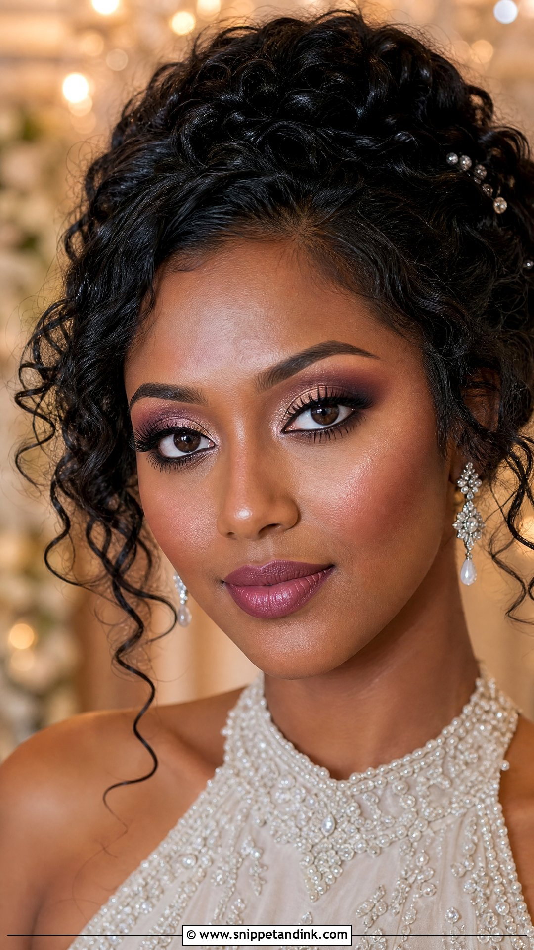 Plum Bridal Makeup Brown Eyes - Snippet and Ink - 20 Bridal Makeup Full Glam Brown Eyes