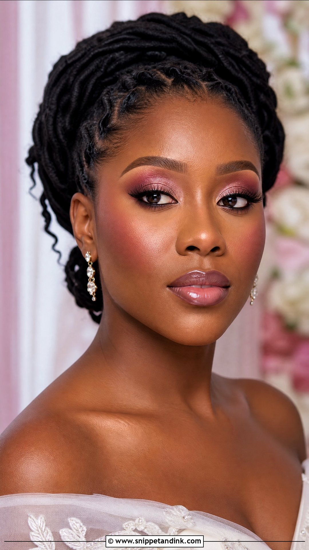 Plum Bridal Makeup For Black Women - Snippet and Ink - 25 Bridal Makeup Black Women