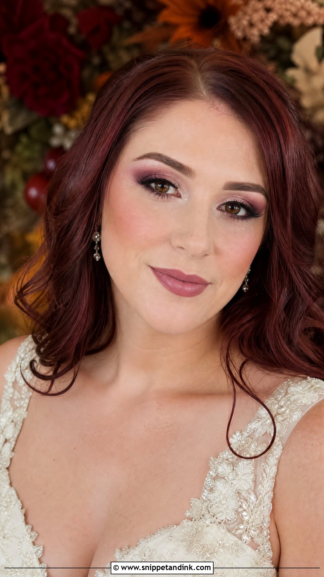 Plum Bridal Makeup For Brown Eyes - Snippet and Ink - 20 Glam Bridal Makeup for Brown Eyes