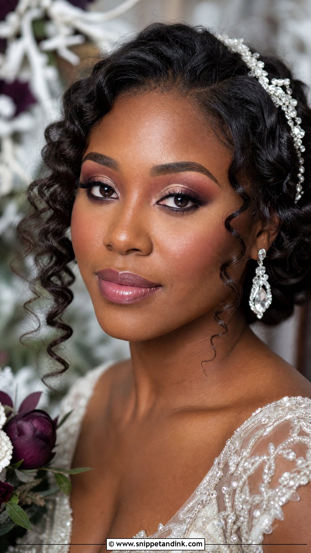 Plum Bridal Makeup For Brown Eyes - Snippet and Ink - 35 Bridal Makeup for Brown Eyes