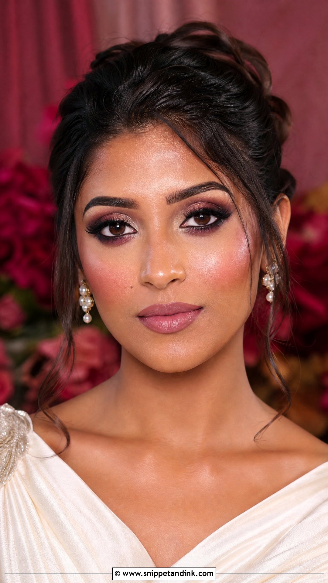 Plum Bridal Makeup For Brown Eyes Brunettes - Snippet and Ink - 25 Bridal Makeup for Brown Eyes Brunettes