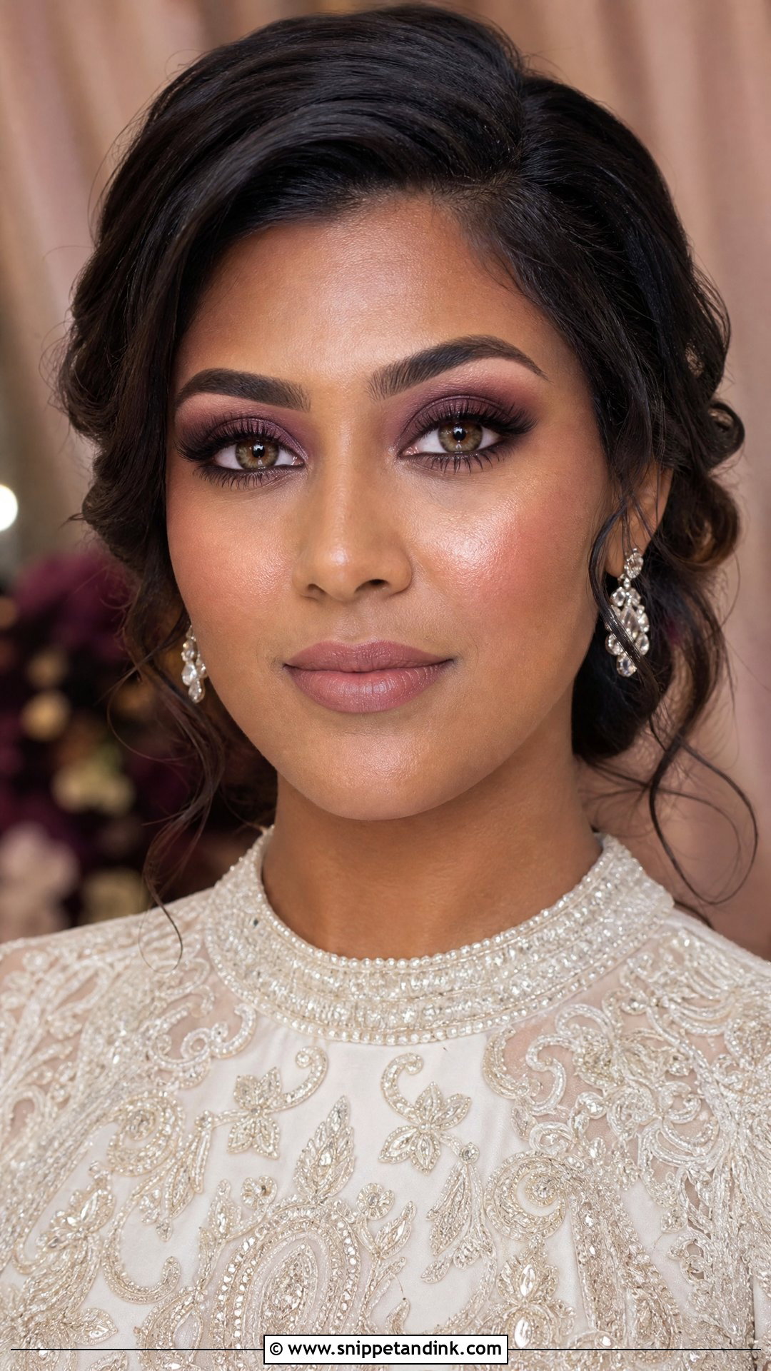 Plum Bridal Makeup For Hazel Eyes Brunette - Snippet and Ink - 20 Bridal Makeup for Hazel Eyes Brunette