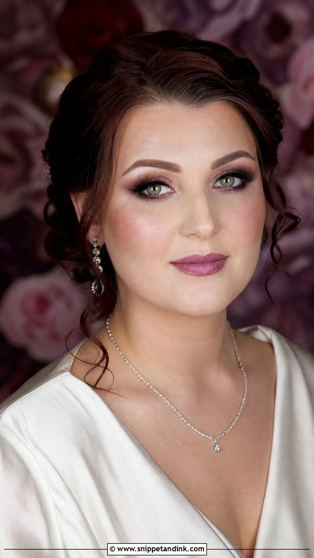 Plum Bridal Makeup - Snippet and Ink - 20 Heavy Wedding Makeup Ideas