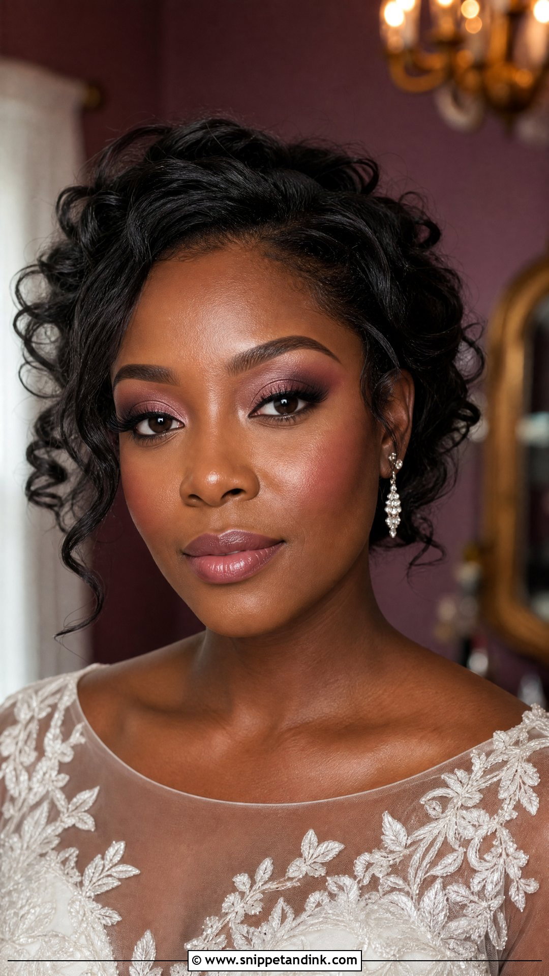 Plum Bride Makeup For Blue Eyes Brunette - Snippet and Ink - 20 Bride Makeup for Blue Eyes Brunette