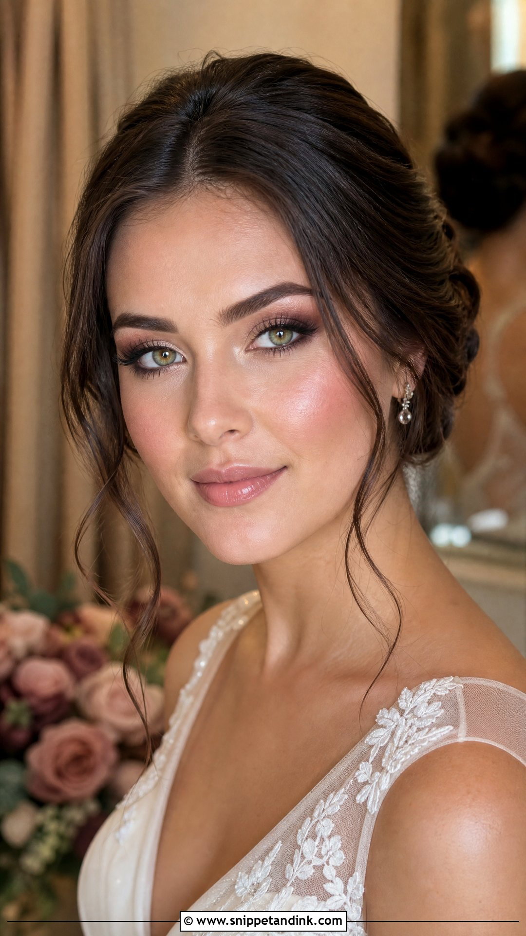 Plum Brown Wedding Makeup For Green Eyes Brunette - Snippet and Ink - 20 Natural Wedding Makeup for Green Eyes Brunette