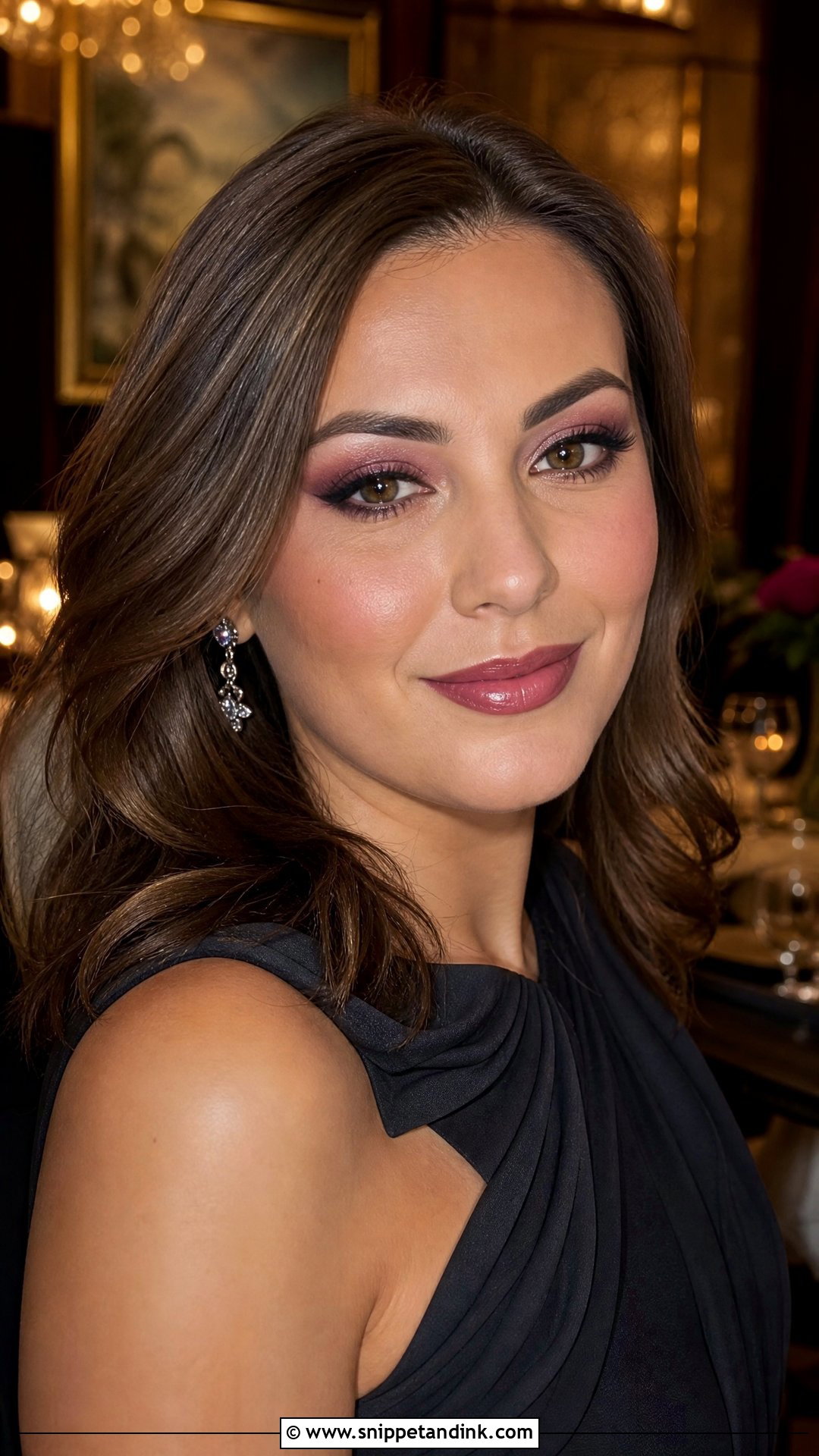 Plum Eye Wedding Guest Makeup - Snippet and Ink - 20 Black Tie Wedding Guest Makeup Ideas