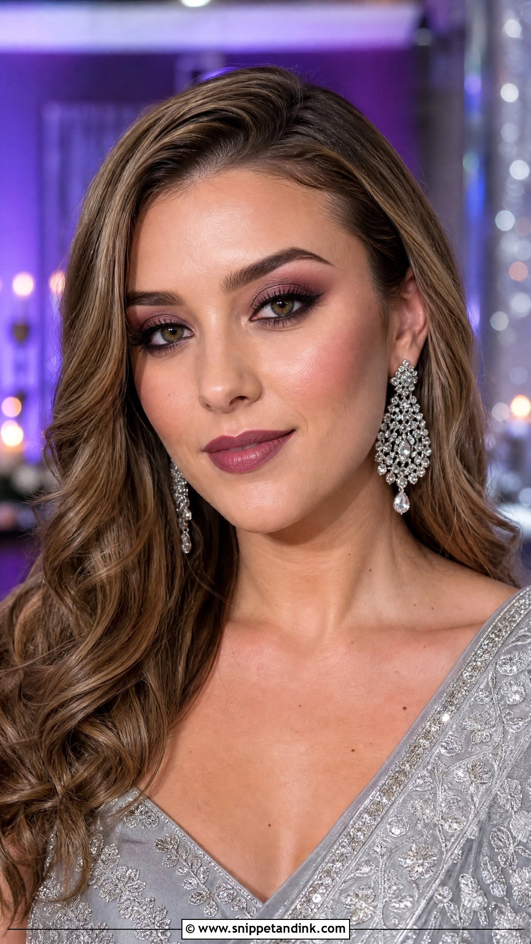 Plum Indian Wedding Guest Makeup - Snippet and Ink - 25 Indian Wedding Guest Makeup Ideas