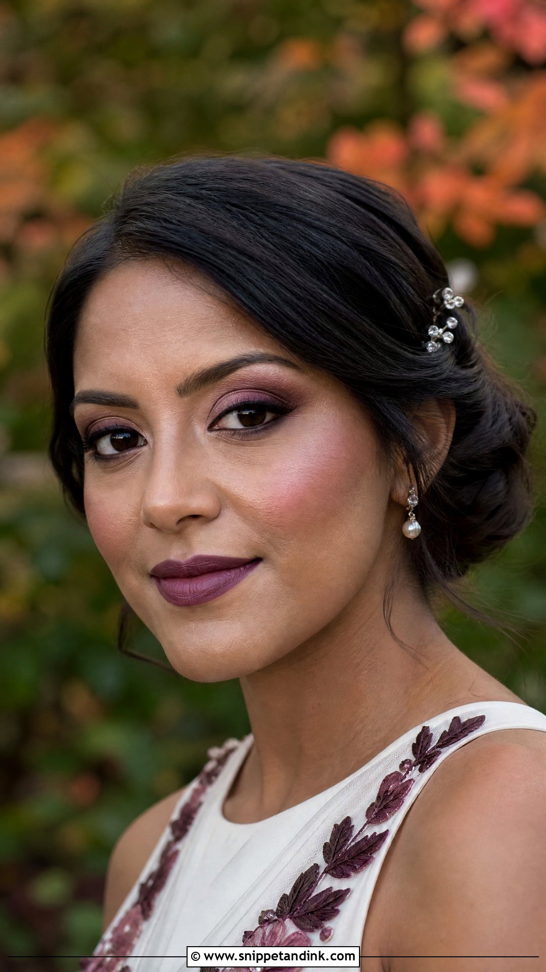 Plum Japanese Wedding Makeup - Snippet and Ink - 20 Japanese Wedding Makeup Ideas