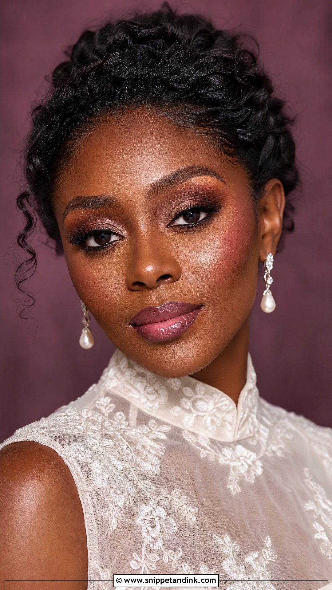 Plum Rose Wedding Lip Combo - Snippet and Ink - 20 Wedding Lip Combo Ideas