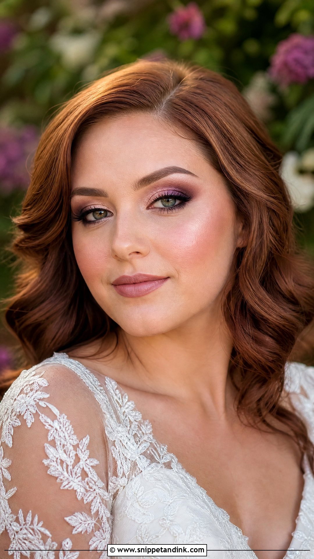 Plum Smokey Eye Wedding Makeup - Snippet and Ink - 20 Smokey Eye Wedding Makeup Brides