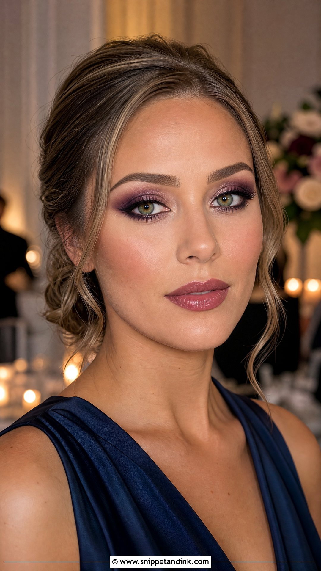 Plum Smokey Wedding Guest Makeup for Green Eyes - Snippet and Ink - 25 Wedding Guest Makeup for Green Eyes