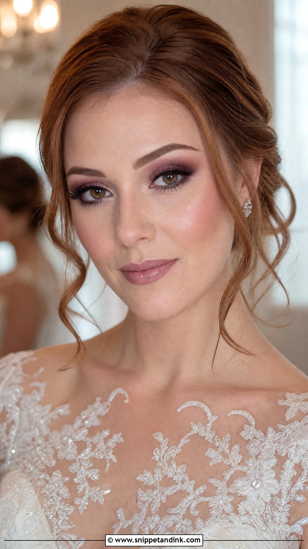 Plum Smokey Wedding Makeup For Hazel Eyes - Snippet and Ink - 20 Full Glam Wedding Makeup for Hazel Eyes