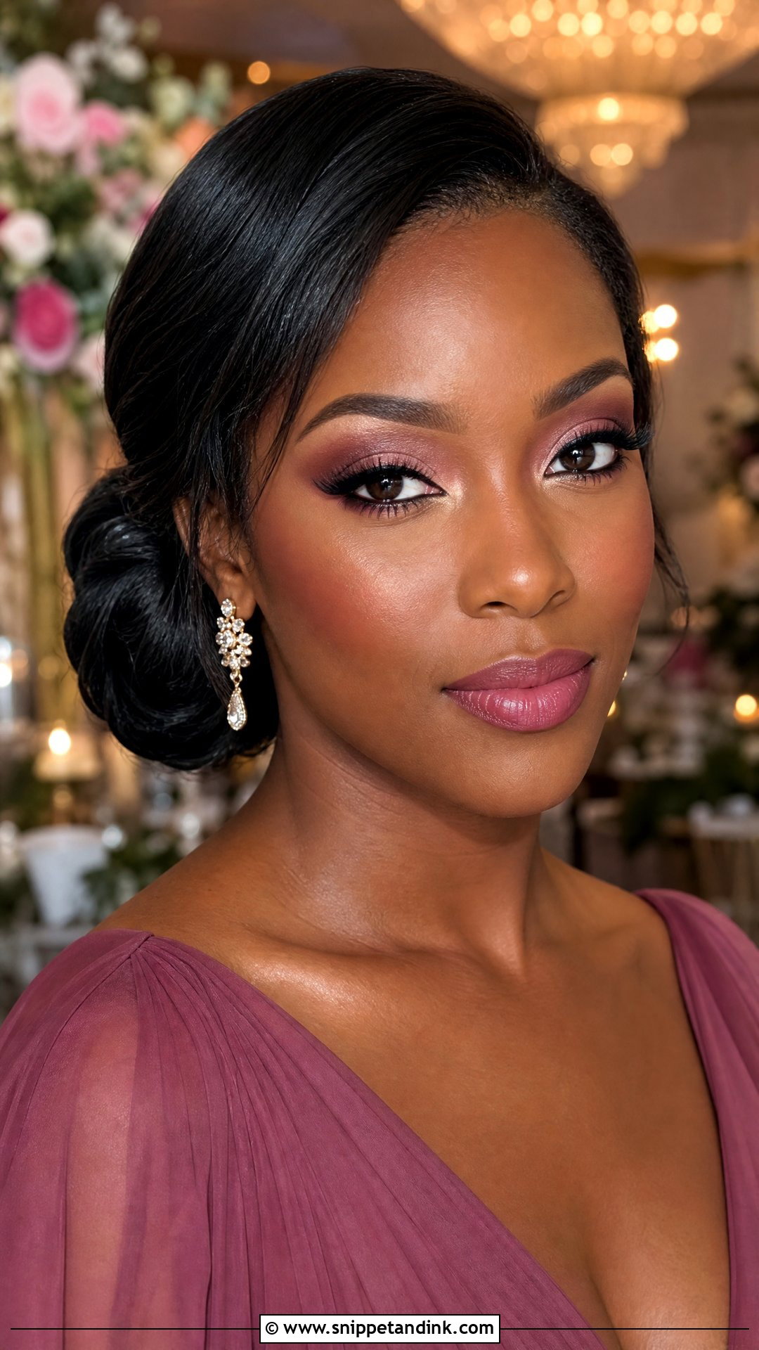 Plum Spring Wedding Makeup For Brown Eyes - Snippet and Ink - 20 Spring Wedding Makeup for Brown Eyes