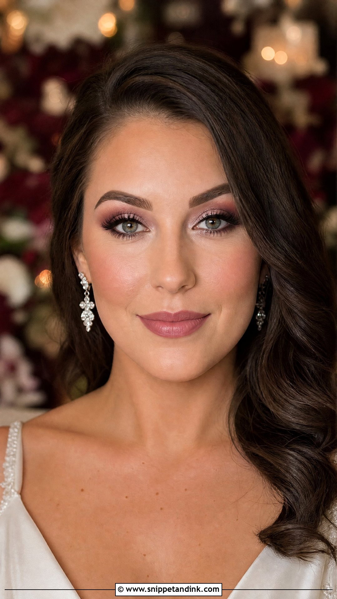 Plum Wedding Eyeshadow Look - Snippet and Ink - 20 Wedding Eyeshadow Looks