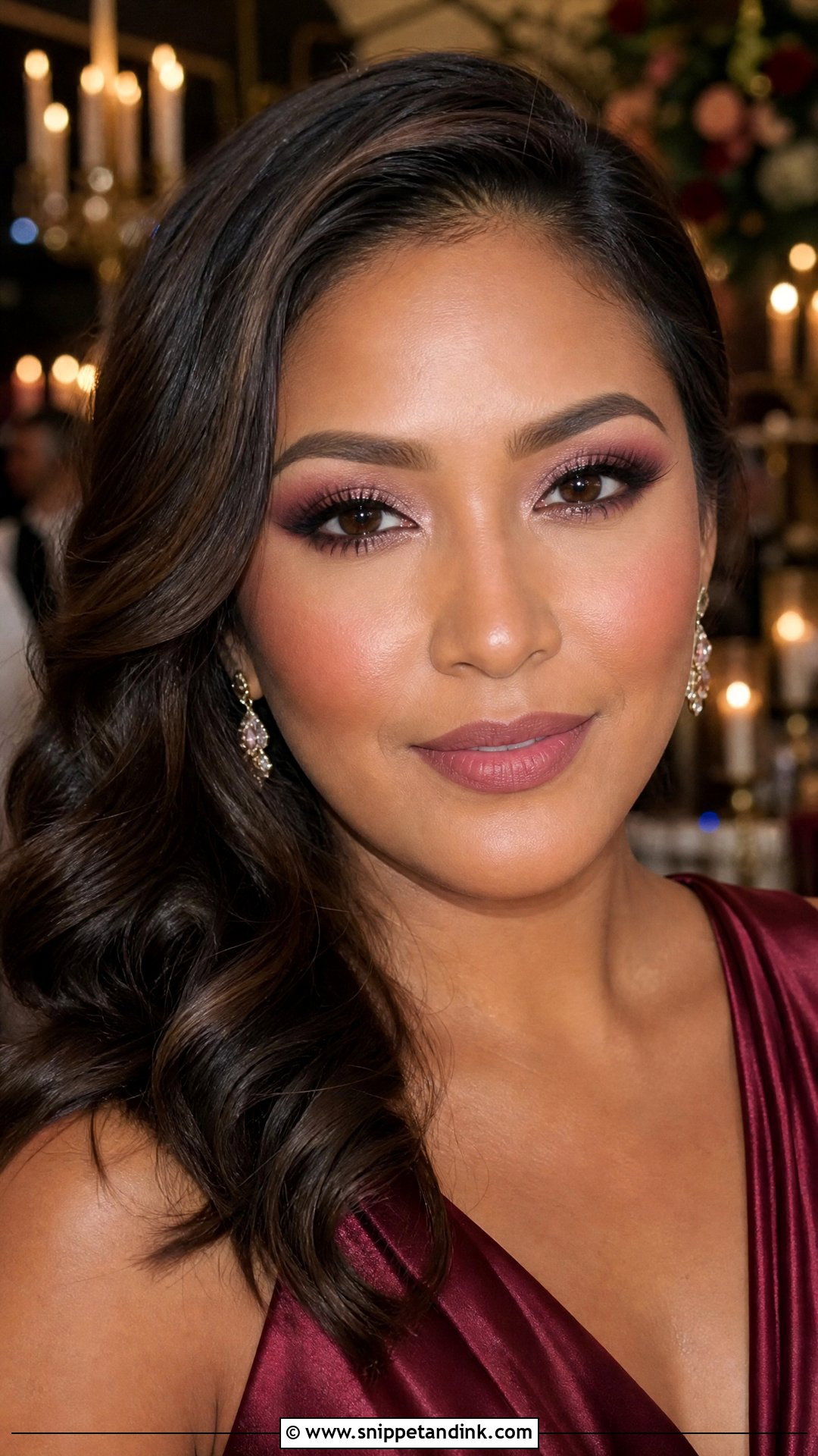 Plum Wedding Guest Eye Makeup - Snippet and Ink - 20 Eye Makeup for Wedding Guest Ideas