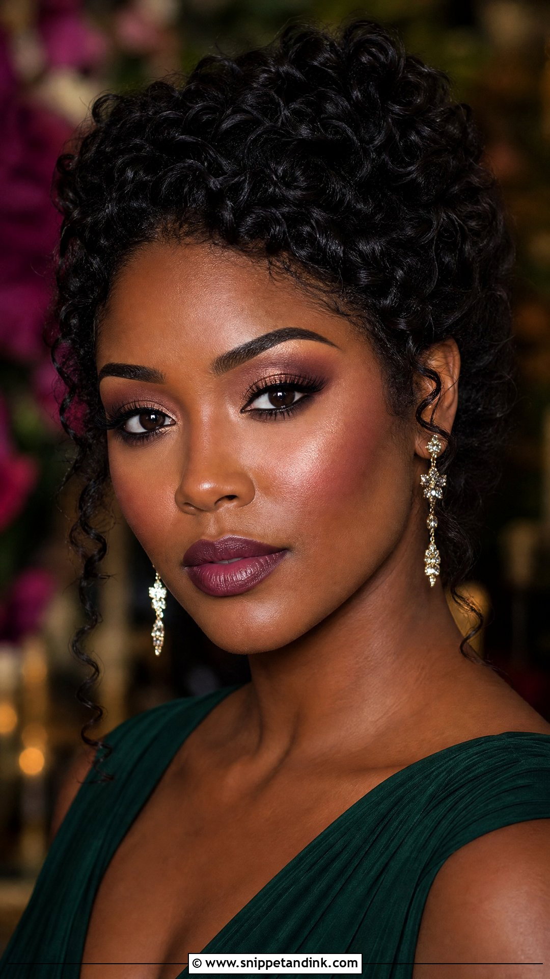 Plum Wedding Guest Makeup For Brunettes - Snippet and Ink - 20 Wedding Guest Makeup Brunette Ideas