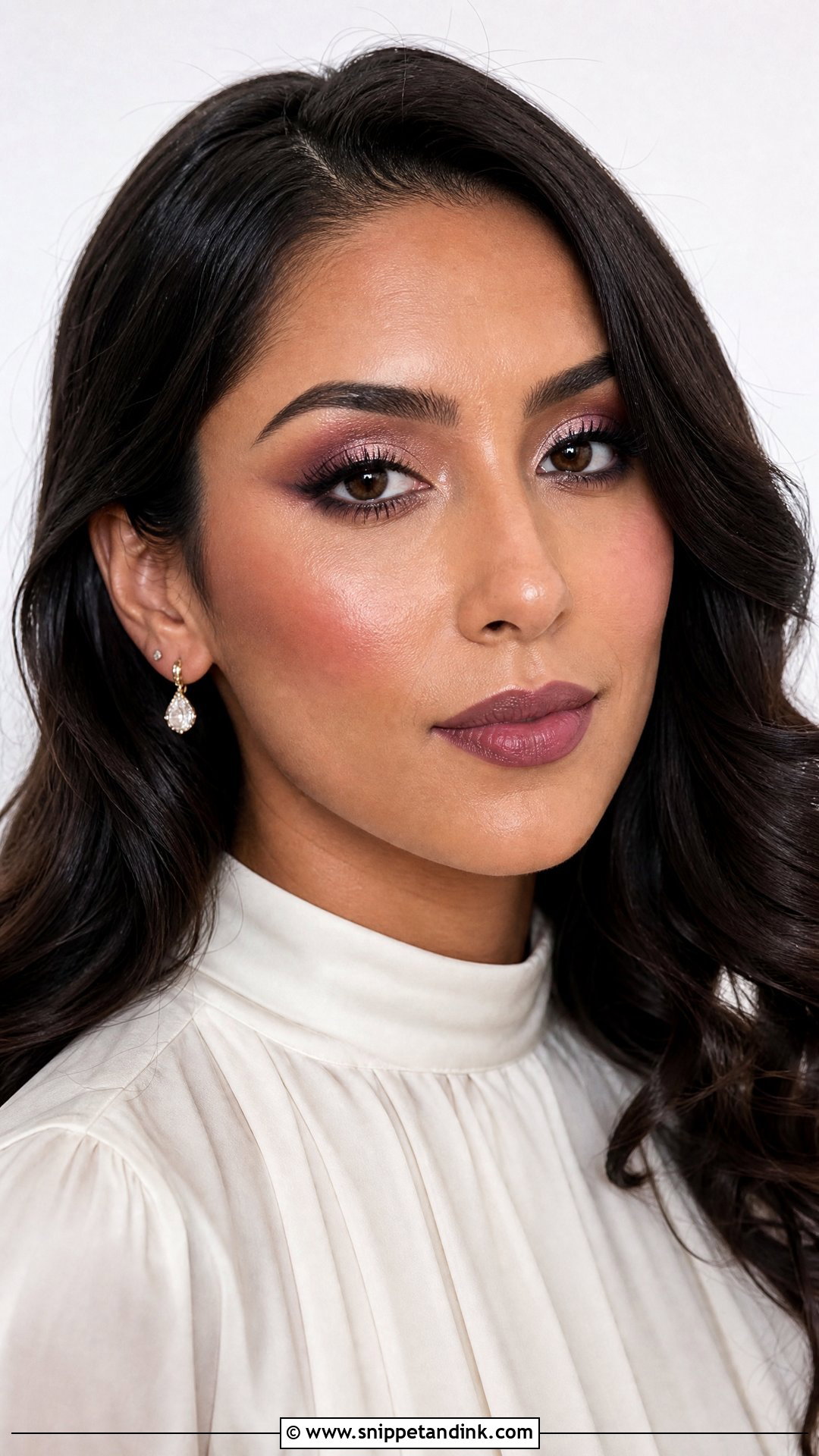 Plum Wedding Makeup - Snippet and Ink - 35 Wedding Makeup Ideas