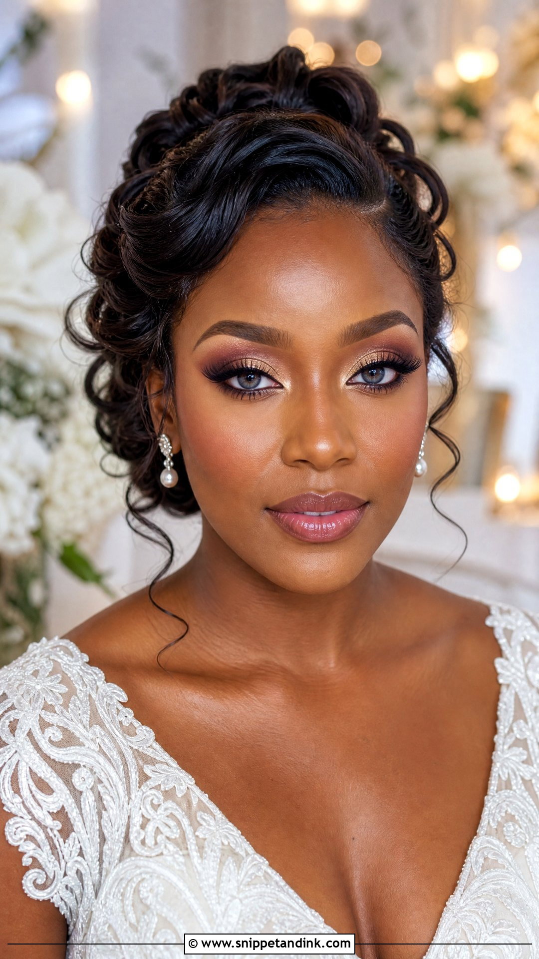Plum Wedding Makeup For Blue Eyes And Brown Hair - Snippet and Ink - 20 Wedding Makeup for Blue Eyes and Brown Hair