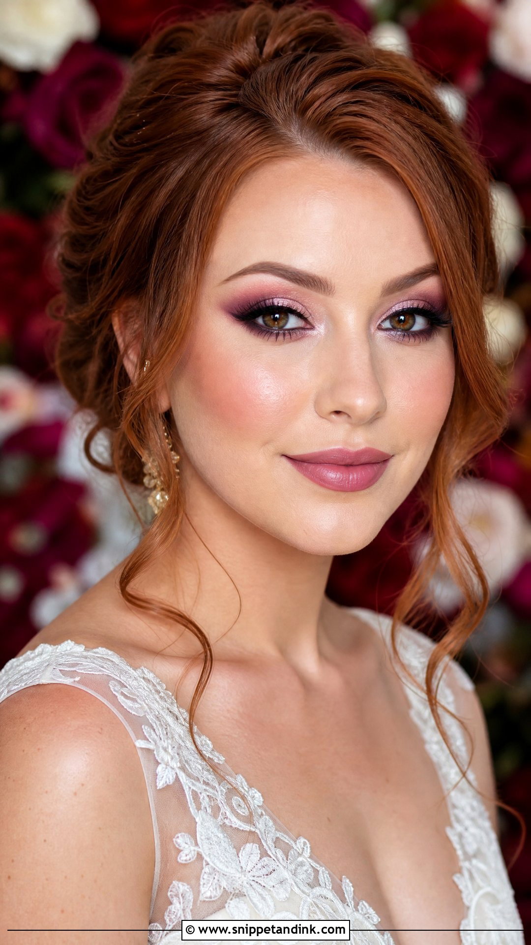 Plum Wedding Makeup For Brown Eyes - Snippet and Ink - 20 Wedding Day Makeup for Bride Brown Eyes