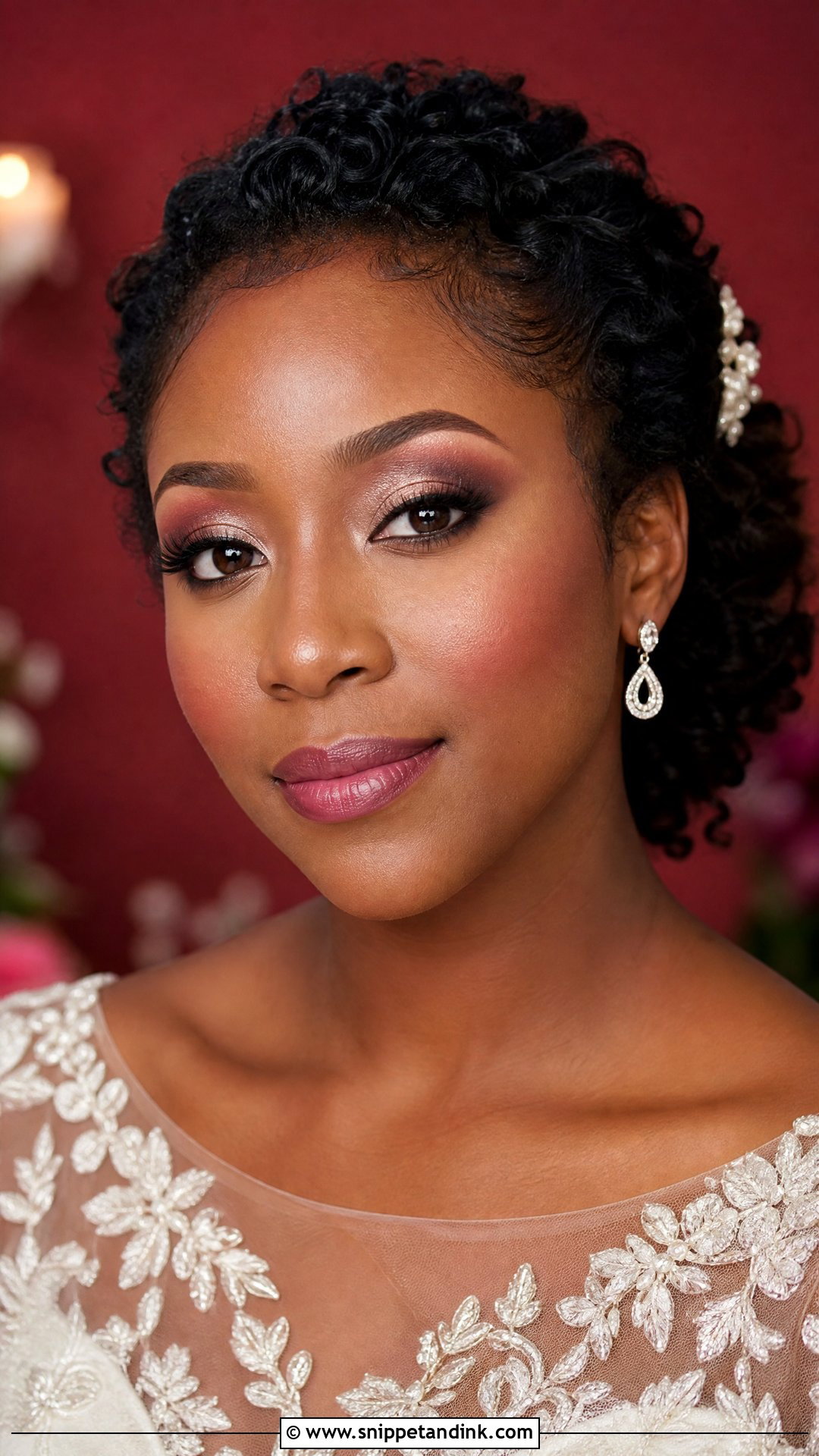 Plum Wedding Makeup For Brown Eyes - Snippet and Ink - 20 Wedding Make Up Looks Brides Brown Eyes