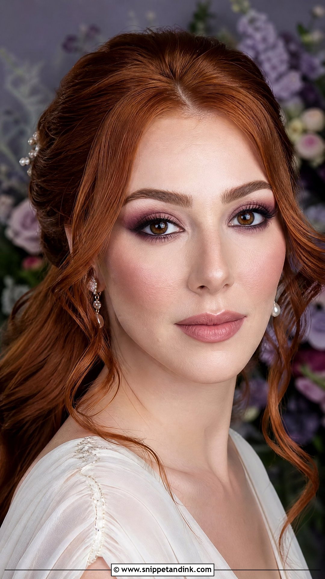 Plum Wedding Makeup For Brown Eyes - Snippet and Ink - 20 Wedding Makeup Ideas for Brown Eyes