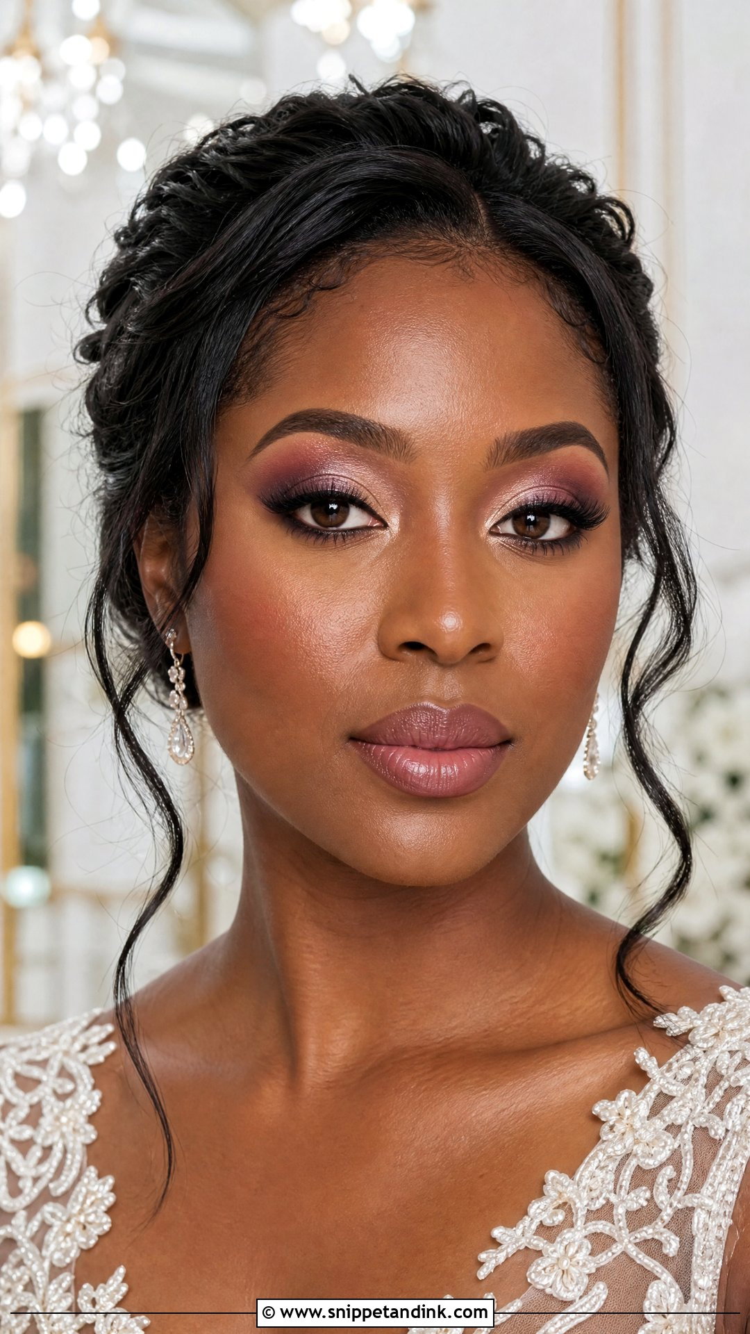 Plum Wedding Makeup For Brown Eyes - Snippet and Ink - 25 Elegant Wedding Makeup for Brown Eyes