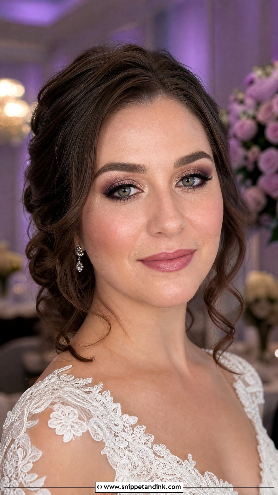 Plum Wedding Makeup For Brown Eyes - Snippet and Ink - 25 Wedding Makeup for Brown Eyes Brunette