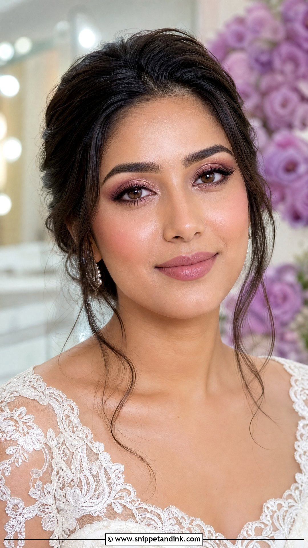 Plum Wedding Makeup For Brown Eyes - Snippet and Ink - 35 Wedding Makeup for Brown Eyes