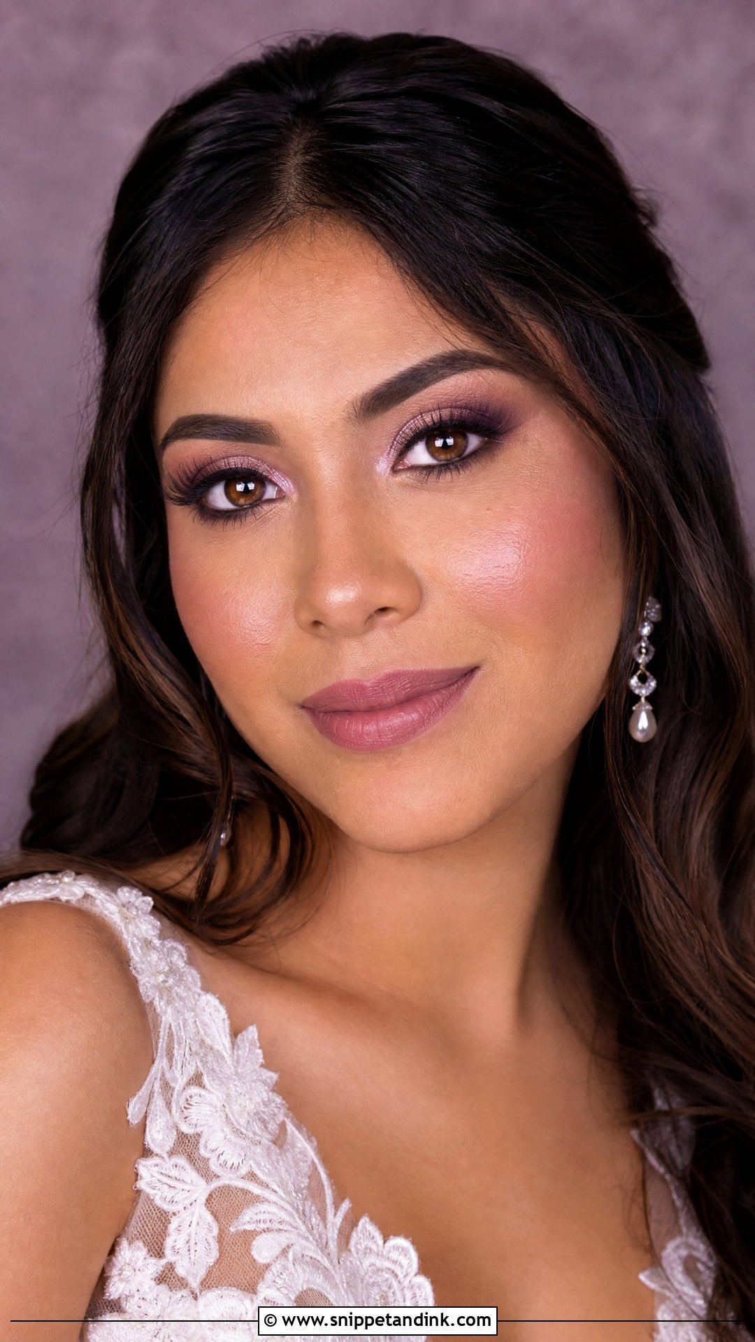 Plum Wedding Makeup For Dark Brown Eyes - Snippet and Ink - 20 Wedding Makeup for Dark Brown Eyes