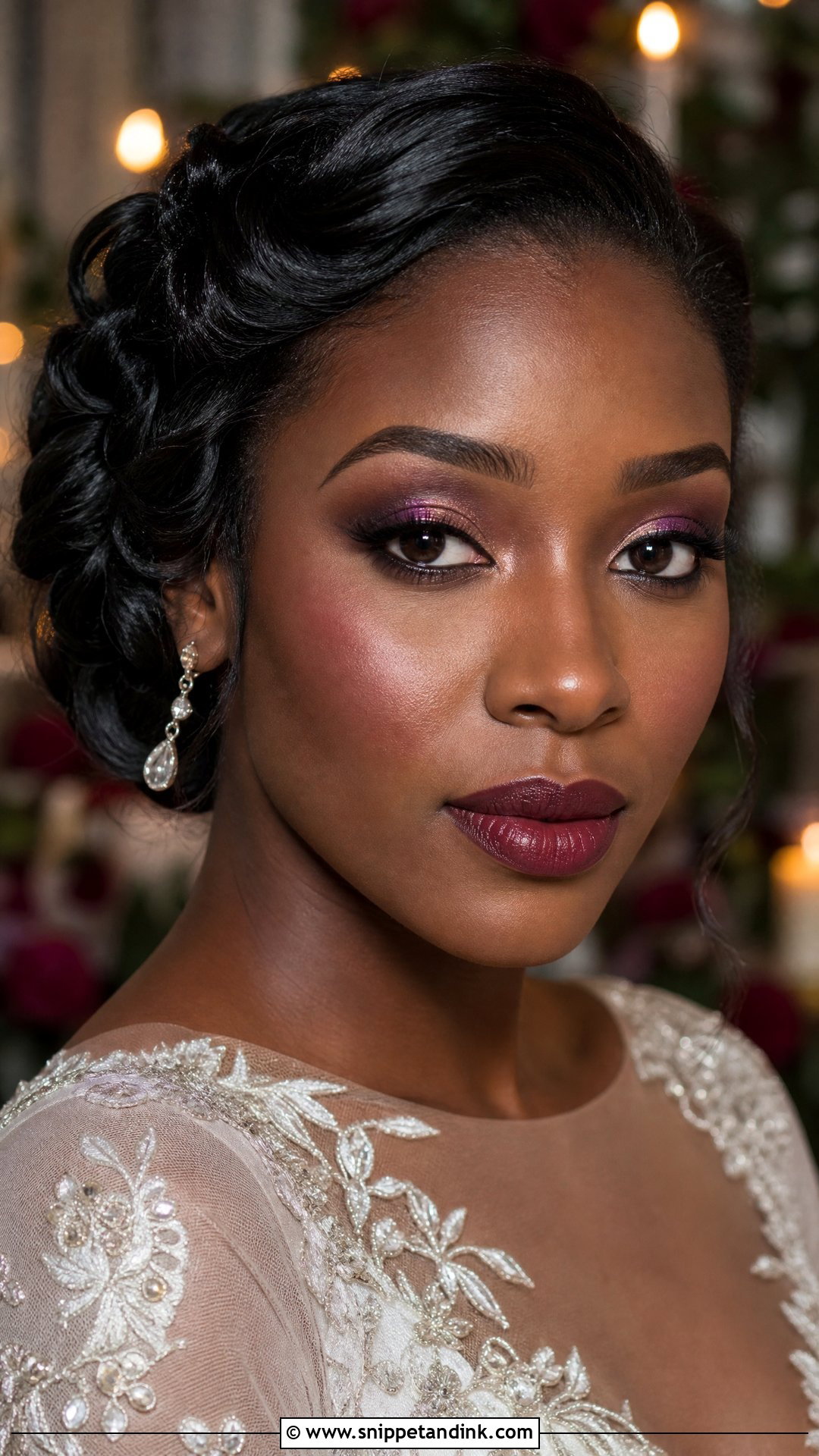 Plum Wedding Makeup For Dark Skin - Snippet and Ink - 20 Wedding Makeup for Dark Skin Ideas