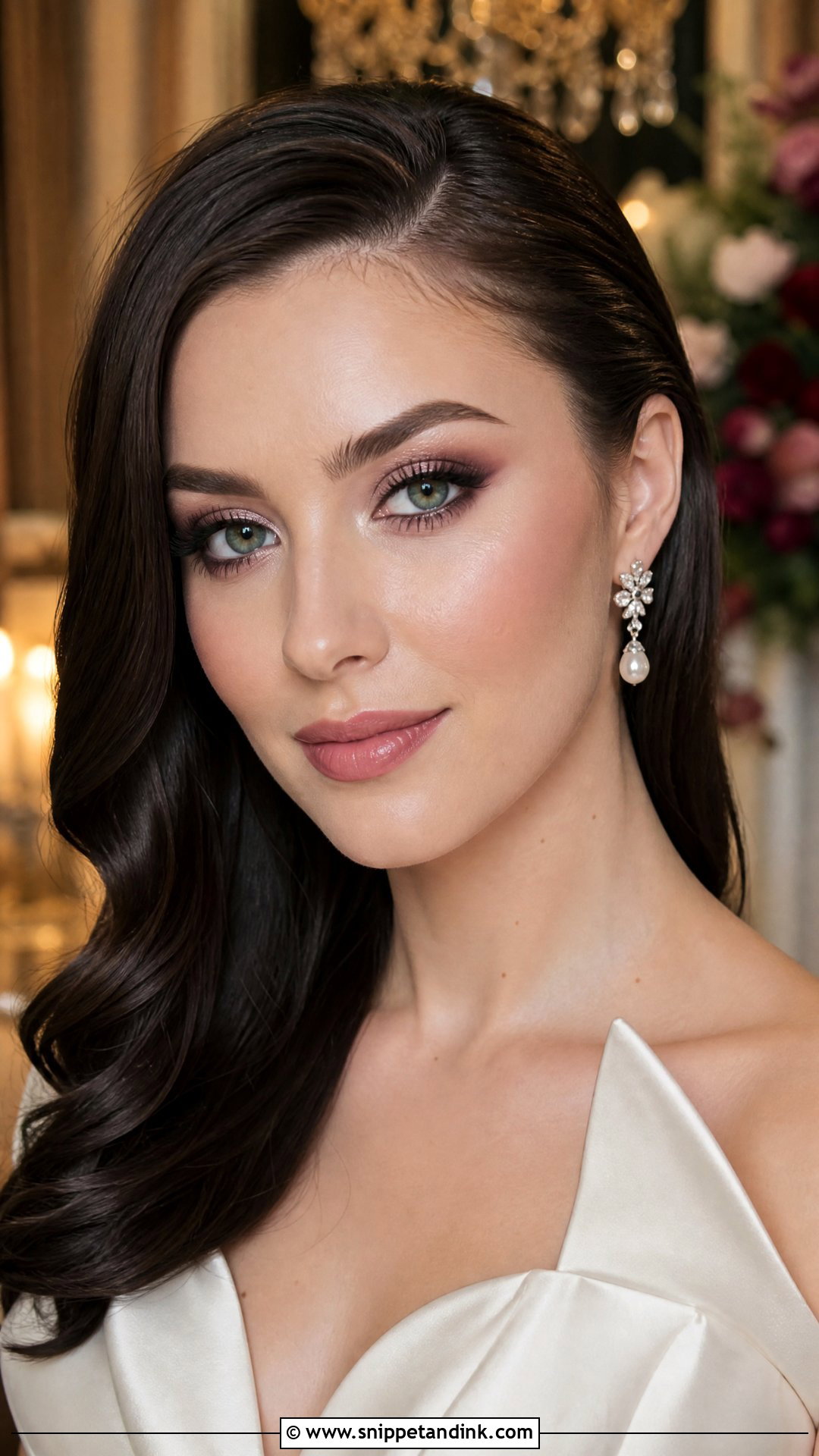 Plum Wedding Makeup For Green Eyes - Snippet and Ink - 20 Glowy Wedding Makeup for Green Eyes