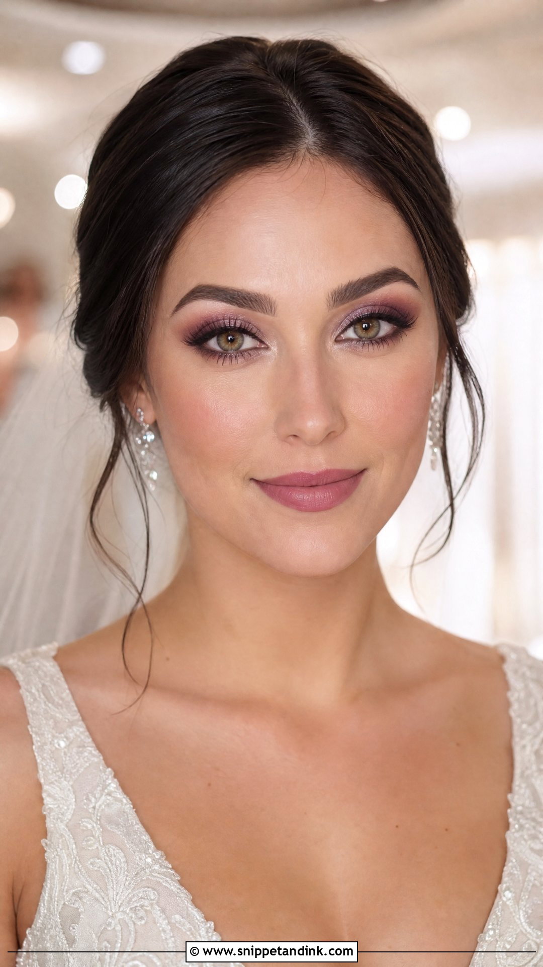 Plum Wedding Makeup For Hazel Eyes Brunette - Snippet and Ink - 20 Wedding Makeup for Hazel Eyes Brunette